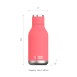 Asobu Θερμός Urban Water Bottle Peach 450ml