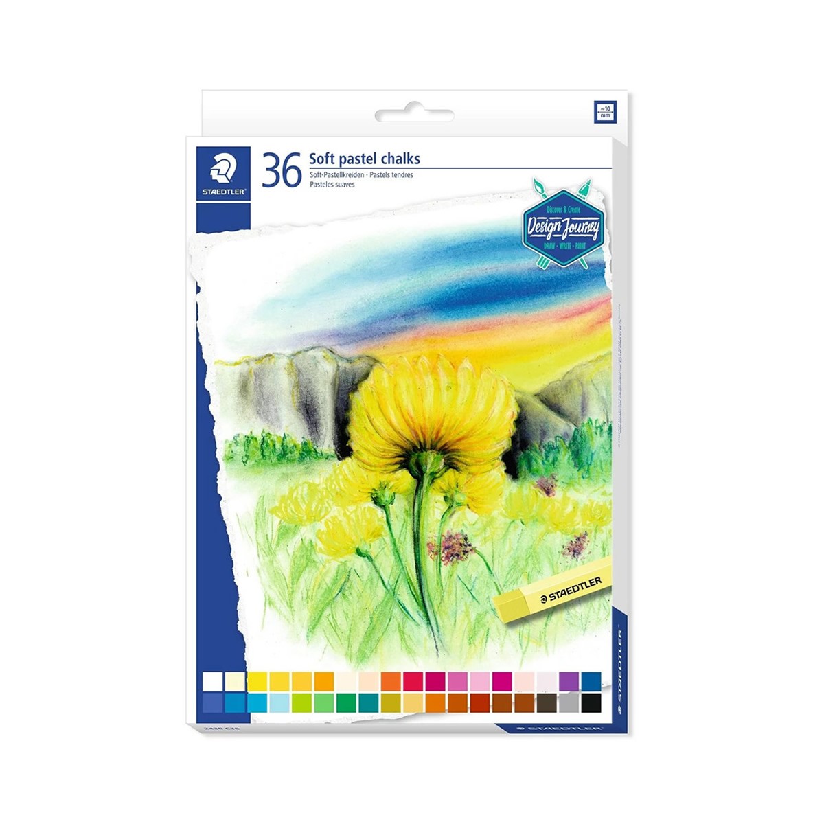 STAEDTLER 36 Soft Pastel Chalks - Σετ 36 Ξηροπαστέλ