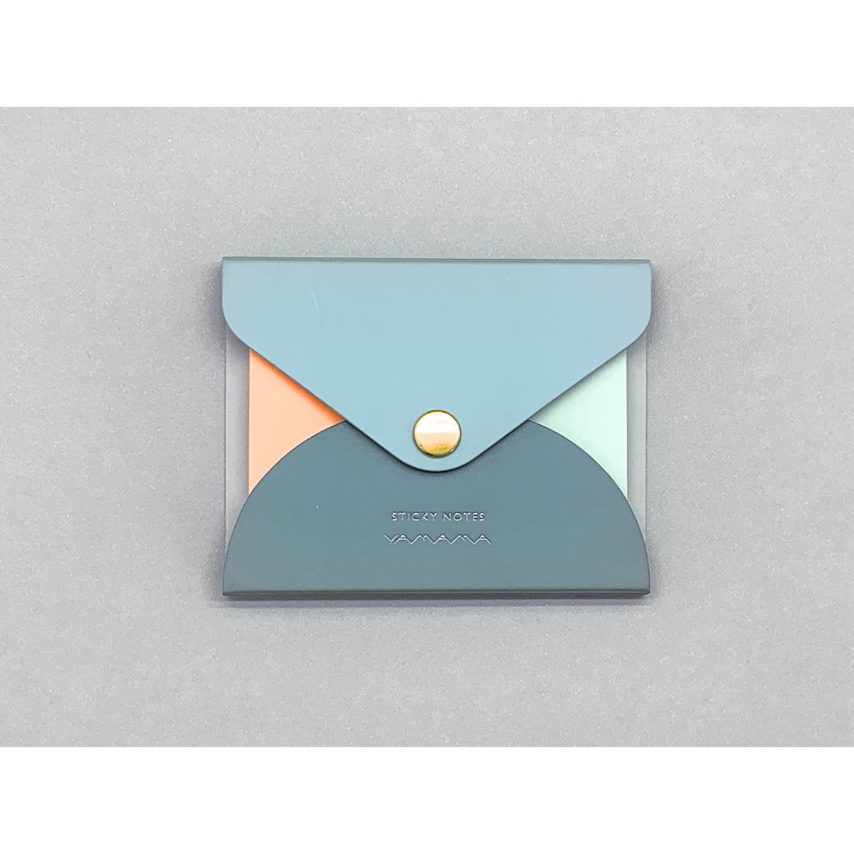 Sticky Notes Blue Gray Wallet - Θήκη με Αυτοκόλλητα Χαρτάκια