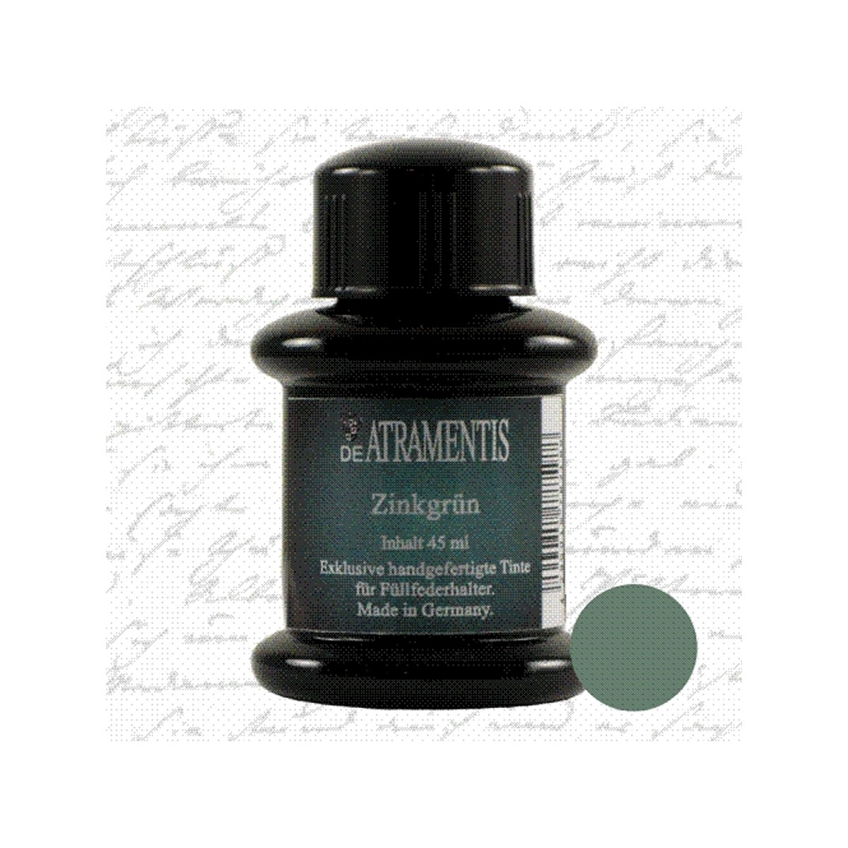 De Atramentis Μελάνι Πένας Zinc Green 45ml