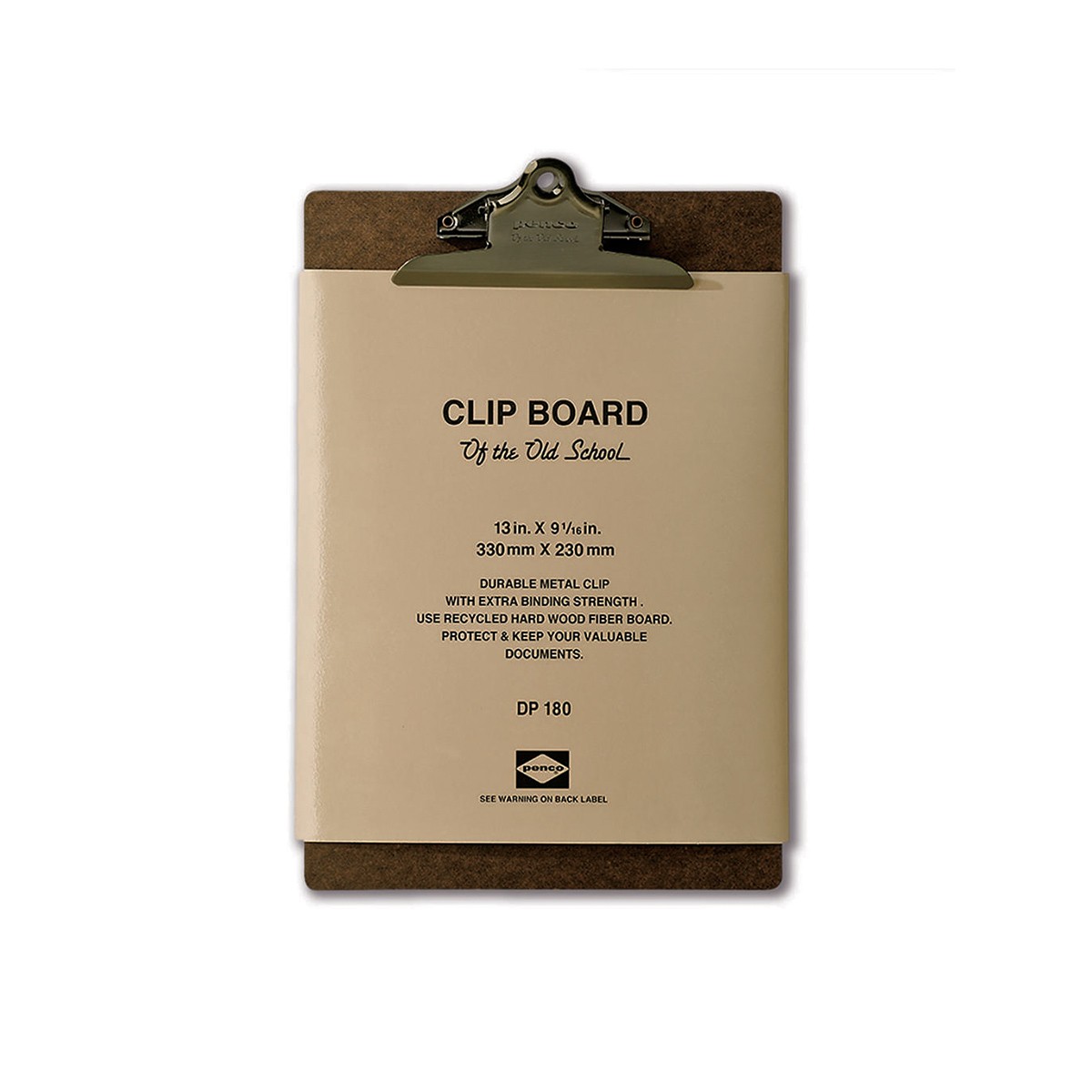 Ντοσιέ Σεμιναρίου Old School με Πιάστρα Clipboard A4 Bronze