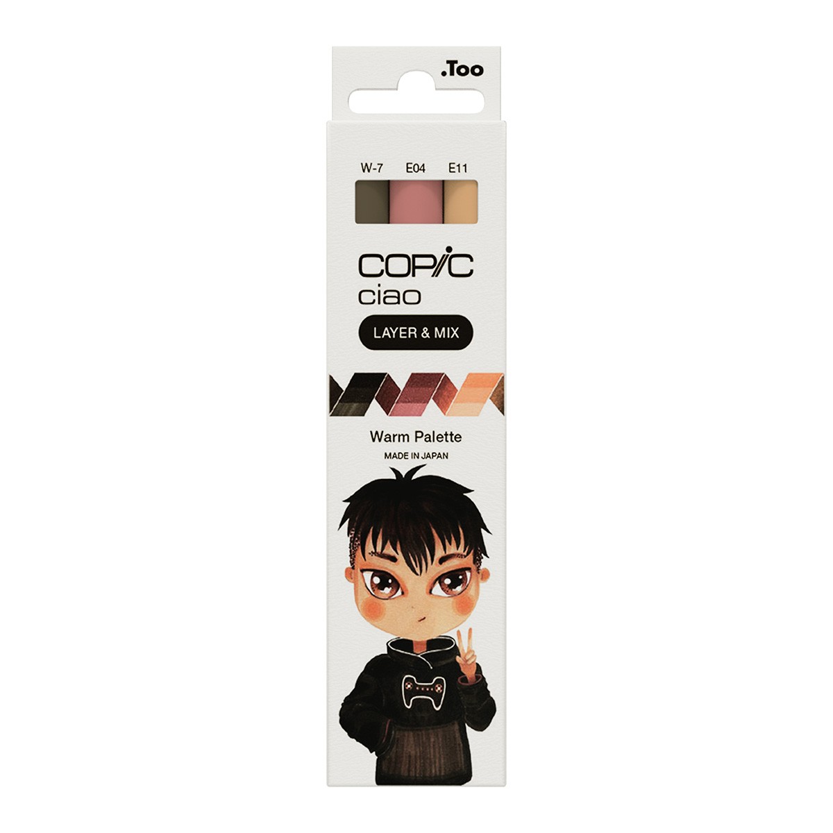 COPIC Ciao LAYER & MIX - MANGA σετ 3 μαρκαδόρων WARM