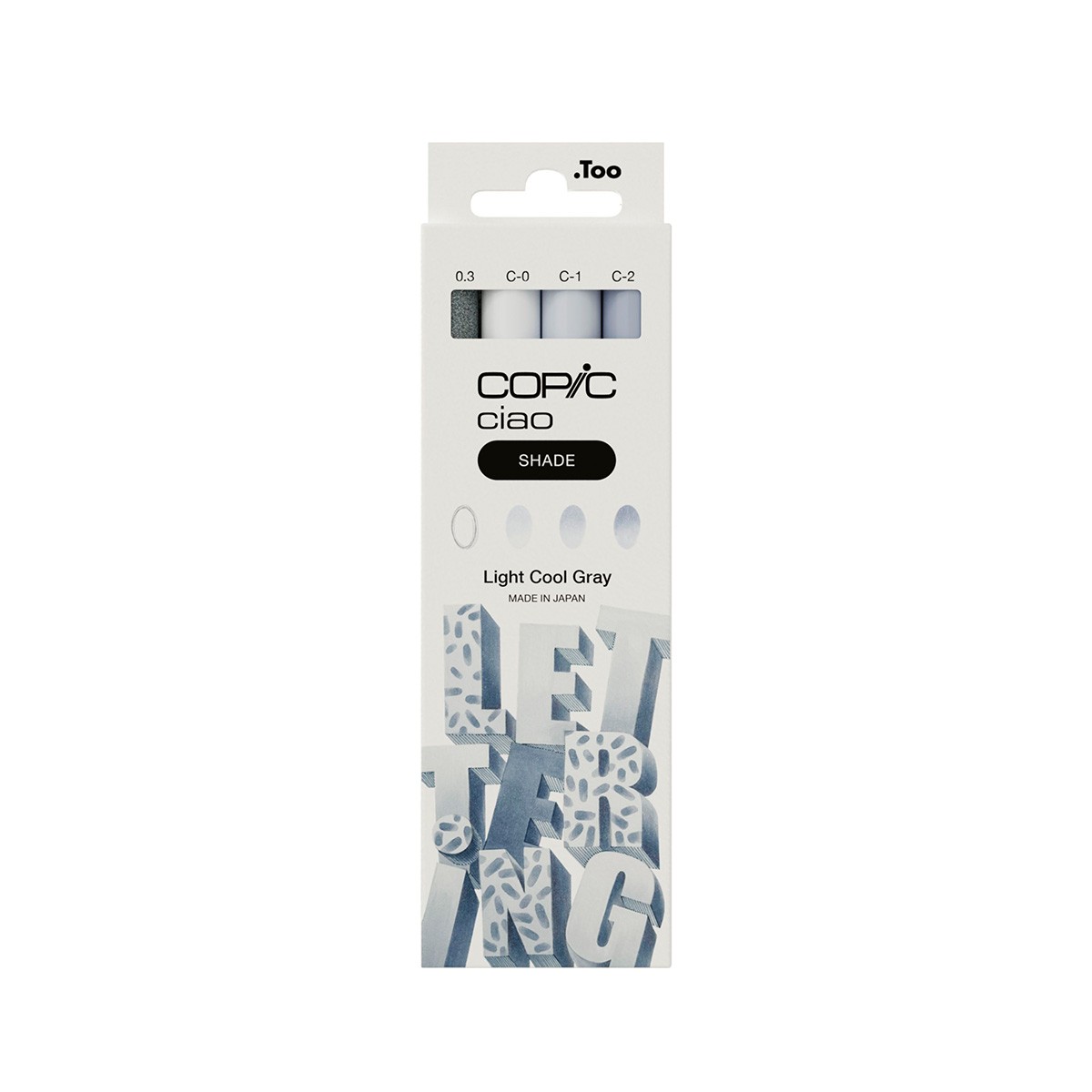 Copic Ciao Shade Set Light Cool Gray 3+1