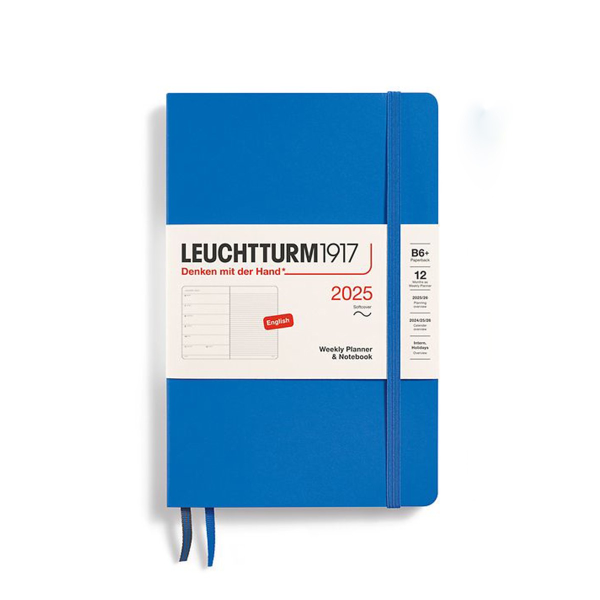 LEUCHTTURM1917 Εβδομαδιαίο Planner/Notebook 2025 B6+ Μαλακό Εξώφυλλο Sky