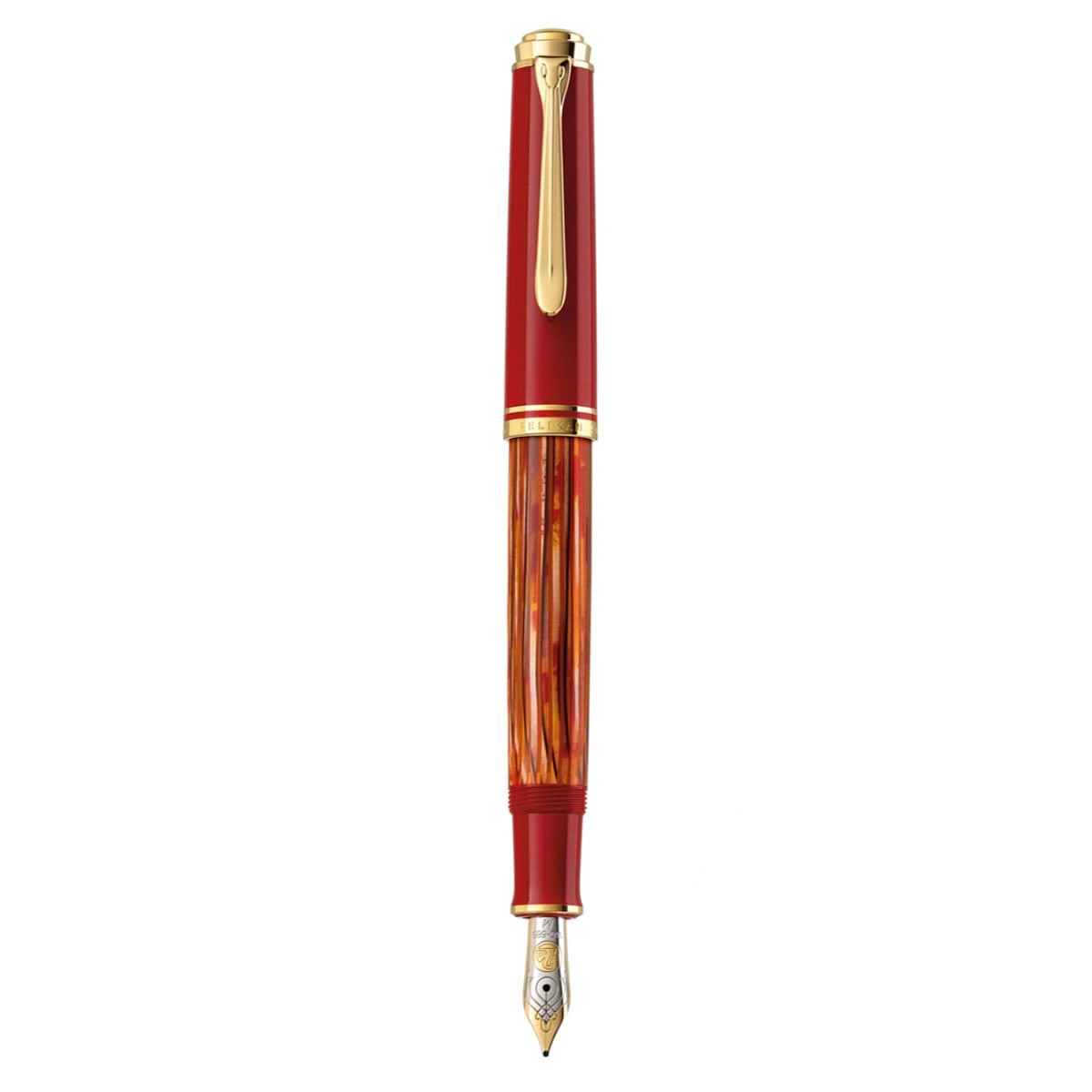 Pelikan Souveran M600 Tortoiseshell Red Πένα F