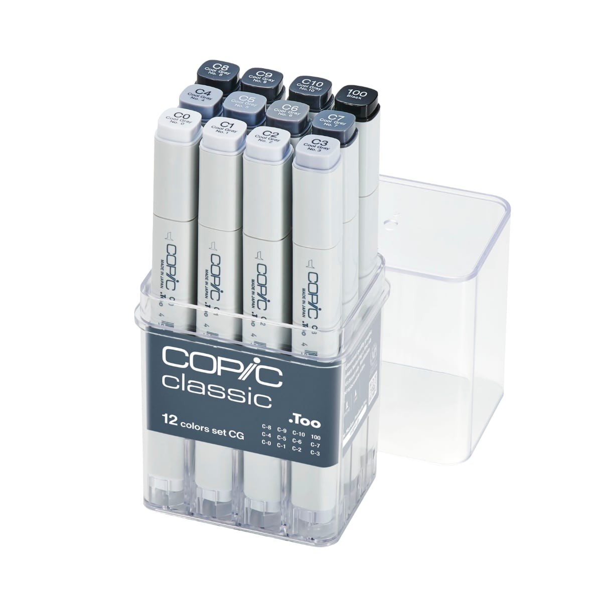 Copic Classic 12 colors set Cool Gray