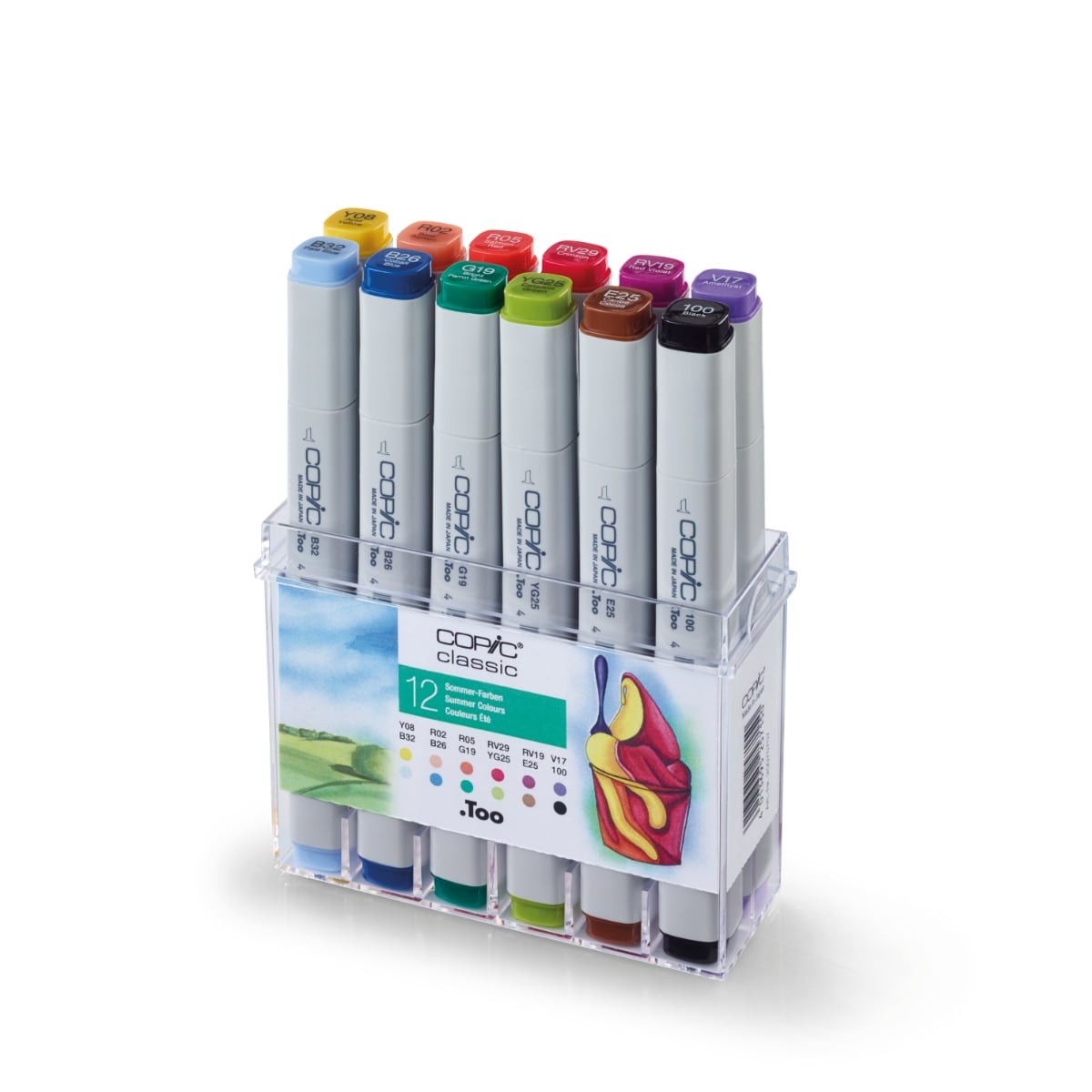 Copic Classic 12 Summer colors set