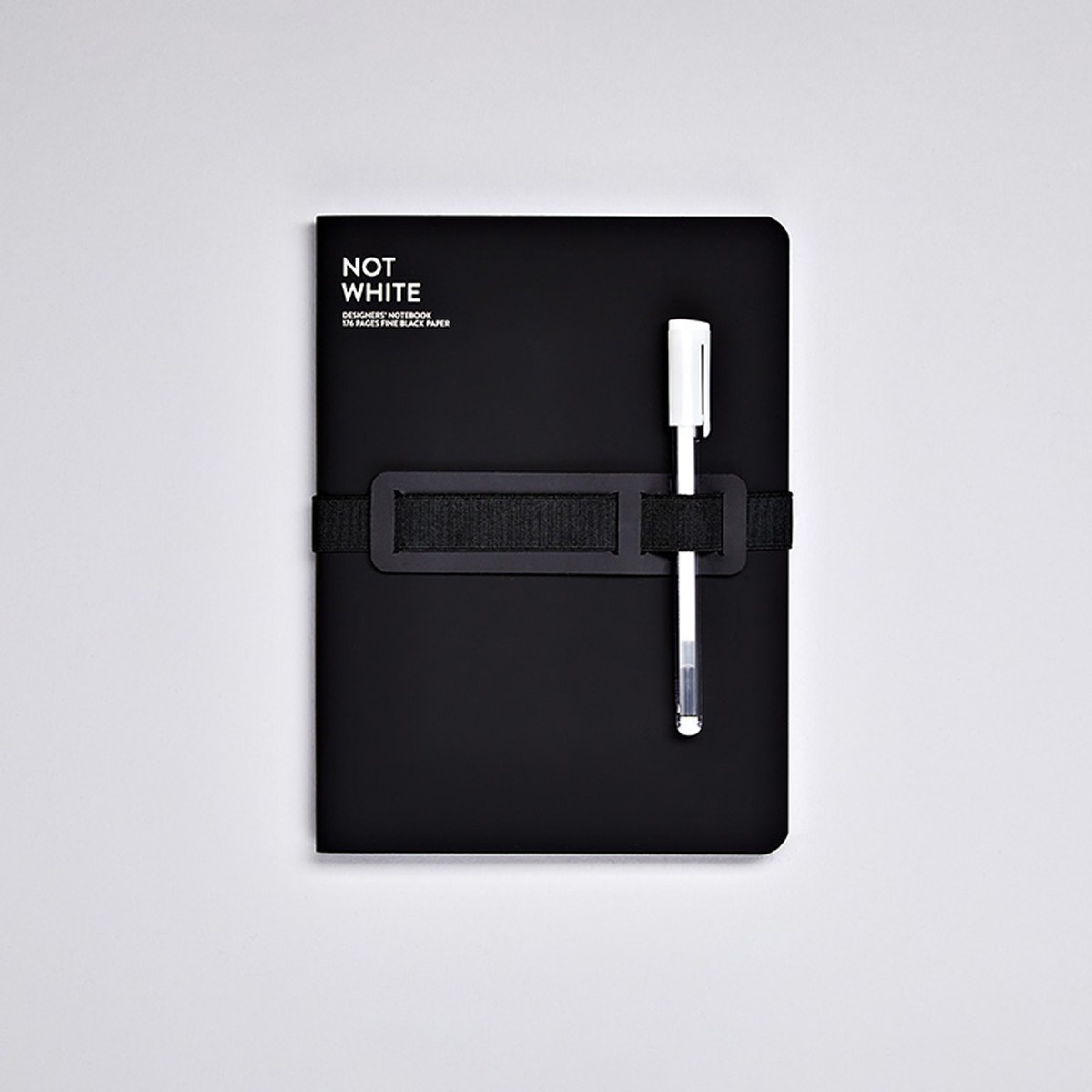 nuuna Notebook Not White L Light - BLACK