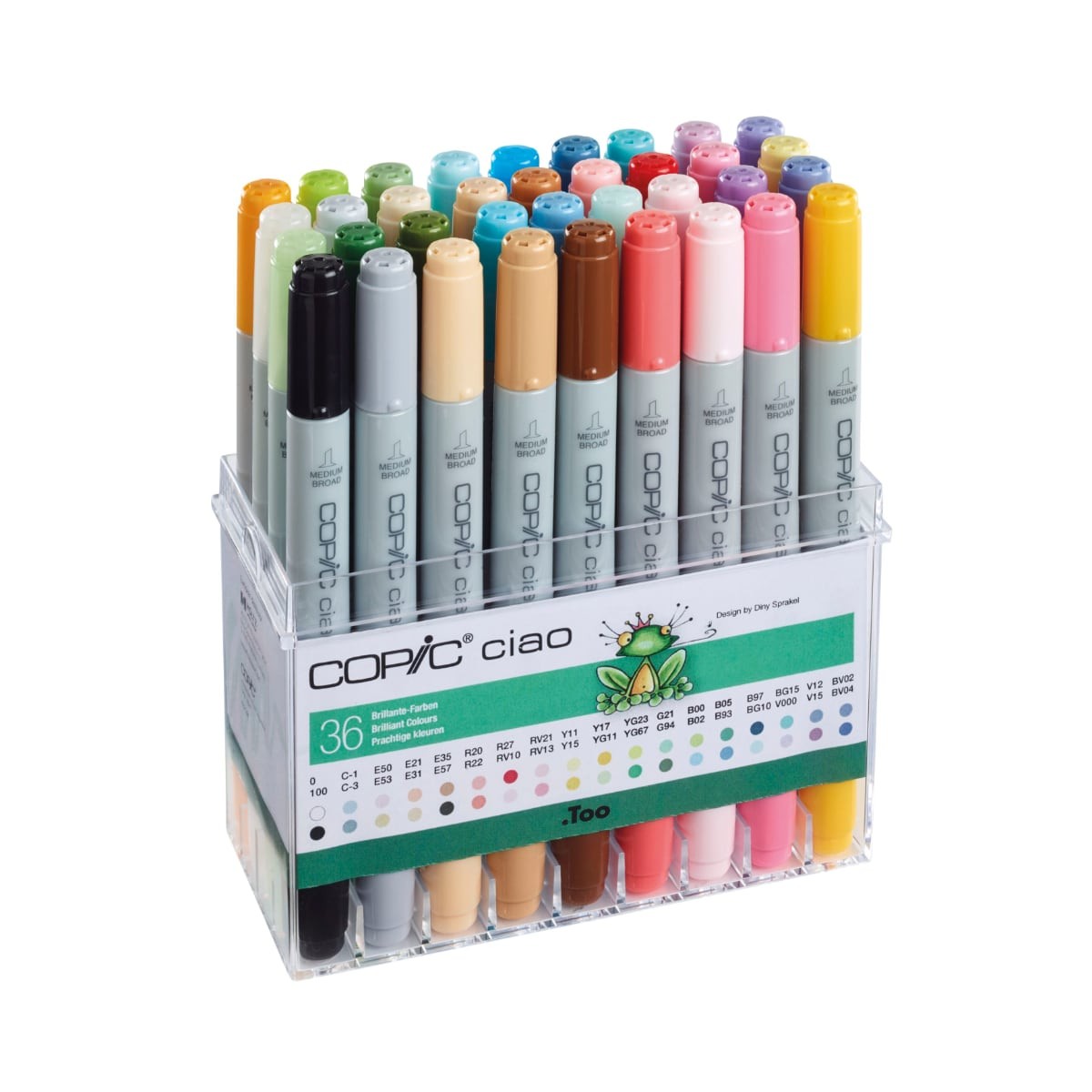 Copic Ciao Set ''Brilliant Colour'' 36pcs