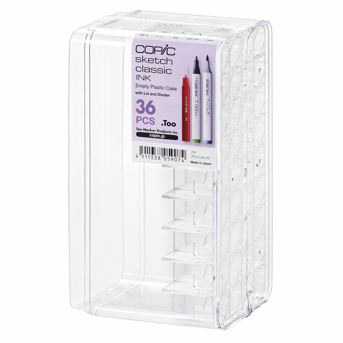 Copic Classic, Sketch & Copic Ink Εmpty Plasic Case for 36 markers