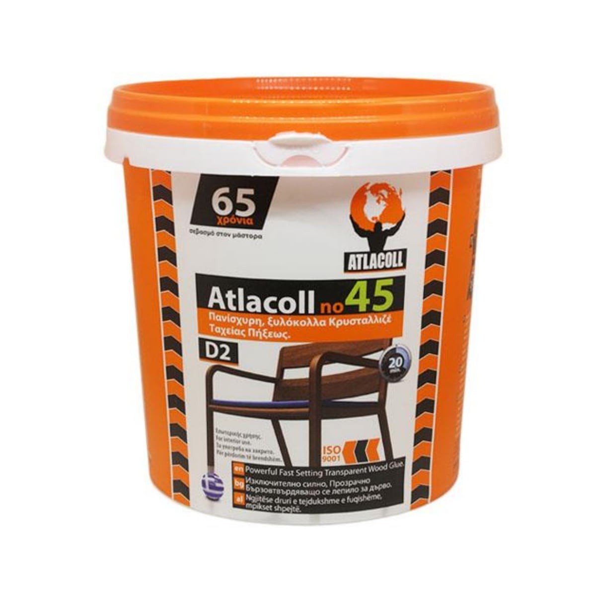 ATLACOLL Κόλλα Γενικής χρήσεως Κρυσταλιζε Νο45 1000gr